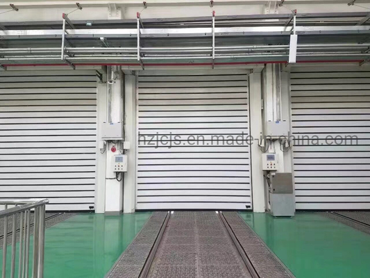 درب گاراژ با سرعت بالا ولت رولینگ مارپیچ با طرح صفحه درب خطی