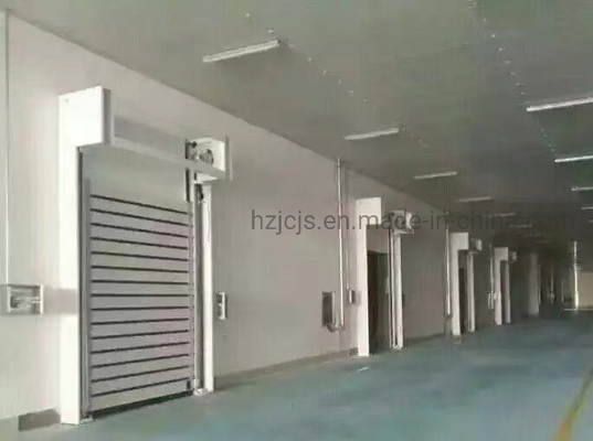 حداکثر اندازه W8000mm*H8000mm آلیاژ آلومینیوم درب بسته شدن با سرعت بالا برای انبار امنیتی