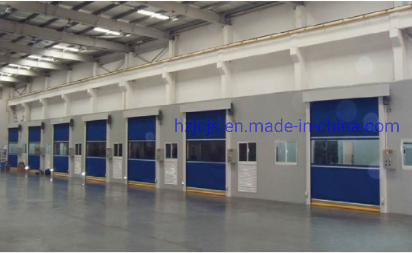 آلیاژ آلومینیوم JTM-D03 سریع رول و شاتر چرخش گودام باد سپر اتوماتیک درب