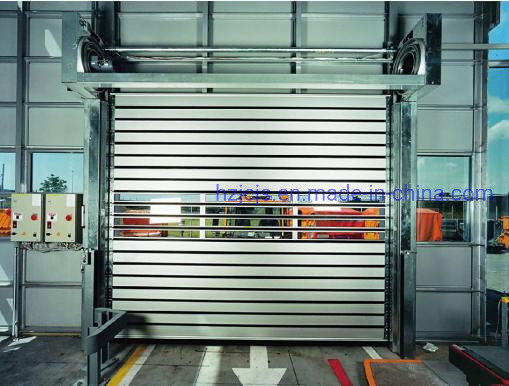 درب گاراژ محافظ اتوماتیک W8000mm*H8000mm 0.8-1.5mm -35 تا 65 درجه سانتیگراد